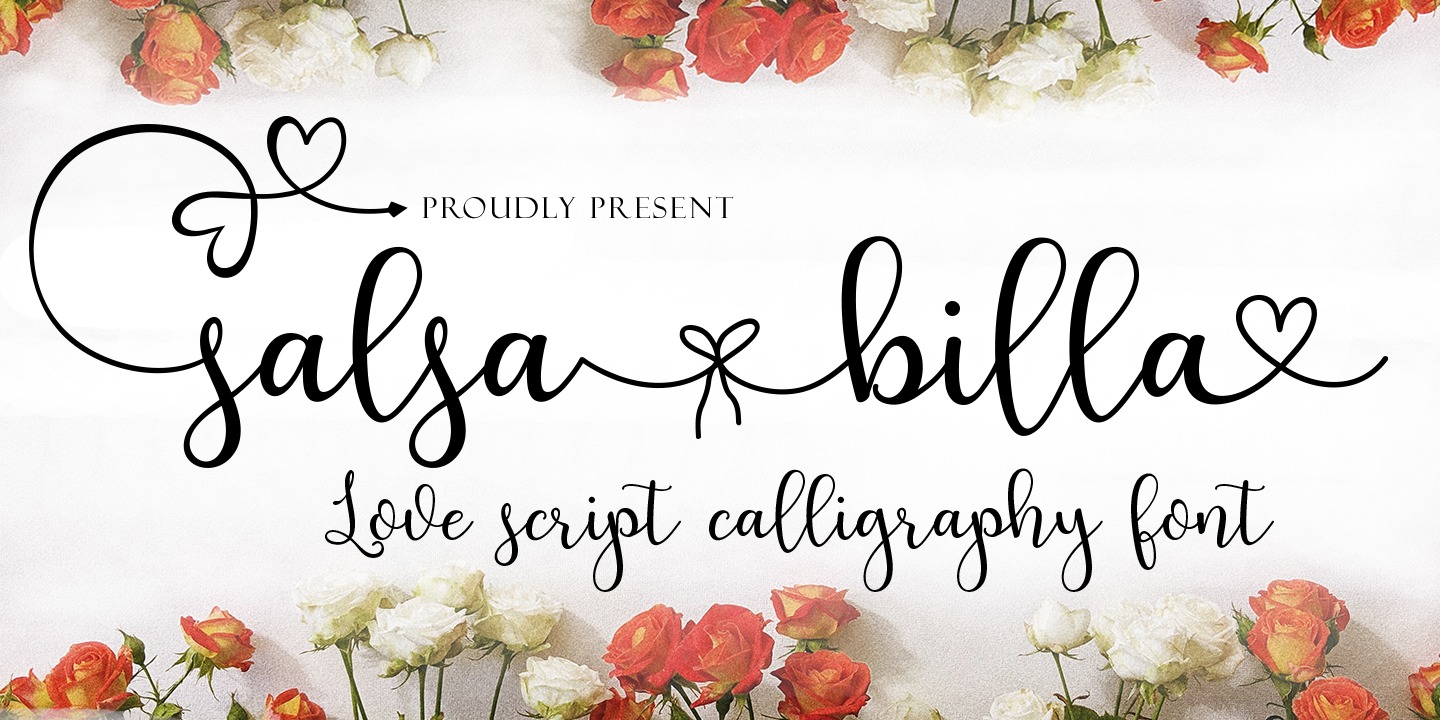 Пример шрифта Salsa Billa